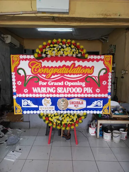 Papan Bunga Ucapan Selamat Giling Pabelan